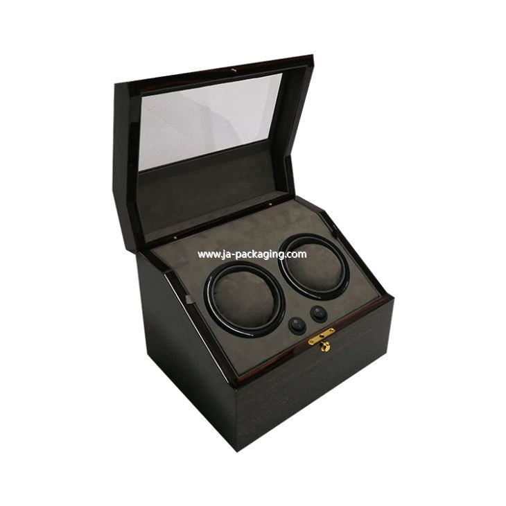 Double Wooden Watch Winder