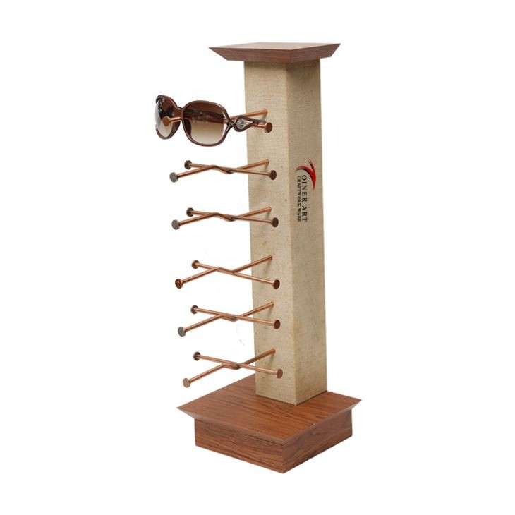 Rose Cross Metal Bars Optical Display